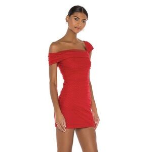 Majorelle Audrina Mini Dress in Red